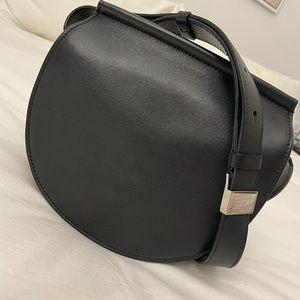 Givenchy Black Leather Crossbody Bag with Chain Detail